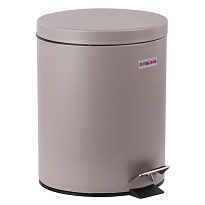 Ведро-контейнер для мусора (урна) с педалью LAIMA Classic, 12 л, серое, матовое, металл, со съемным внутренним ведром в Норильске Ведро-контейнер для мусора (урна) с педалью LAIMA Classic, 12 л, серое, матовое, металл, со съемным внутренним ведром в Норильске