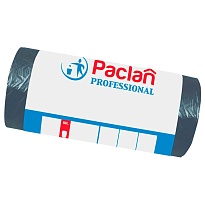 Мешки для мусора 60 л, черные, в рулоне 50 шт., ПНД, 6,2 мкм, 800х600 мм, PACLAN Professional, 604078 в Норильске