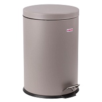Ведро-контейнер для мусора (урна) с педалью LAIMA Classic, 20 л, серое, матовое, металл, со съемным внутренним ведром в Норильске Ведро-контейнер для мусора (урна) с педалью LAIMA Classic, 20 л, серое, матовое, металл, со съемным внутренним ведром в Норильске