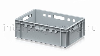 Ящик для мяса и колбасных изделий Е-2 серый в Норильске Ящик для мяса и колбасных изделий Е-2 серый в Норильске