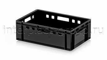 Ящик для мяса и колбасных изделий Е-2 черный в Норильске Ящик для мяса и колбасных изделий Е-2 черный в Норильске