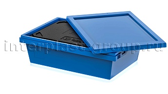 Изотермический контейнер KV 6416 в сборе с крышкой голубой в Норильске