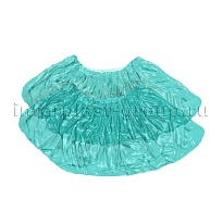 Бахилы бирюзовые 2000 шт (1000 пар), 16 мкм, однослойные, с одной резинкой, Эконом в Норильске Бахилы бирюзовые 2000 шт (1000 пар), 16 мкм, однослойные, с одной резинкой, Эконом в Норильске