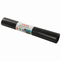 Мешки для мусора 240 л, черные, в рулоне 10 шт., ПВД 50 мкм, 1400х900 мм, LAIMA, 605337 в Норильске