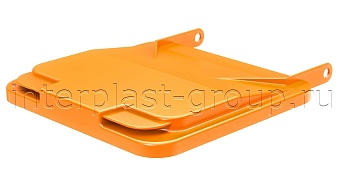 Комплект крышки для контейнера 120 л. оранжевая  оранжевый в Норильске