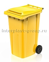 Контейнер для мусора 240 л желтый облегченный 240 желтый в Норильске
