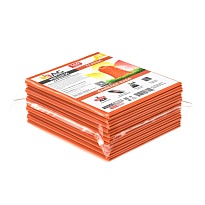 Мешки для мусора 160 л, оранжевые, в пачке 10 шт., ПВД, 40 мкм, 900х1100 мм, i-Bag в Норильске