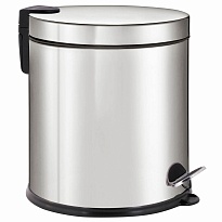 Ведро-контейнер для мусора урна с педалью LAIMA Classic Plus, 20 л, зеркальное в Норильске