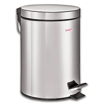Ведро-контейнер для мусора (урна) с педалью LAIMA Classic, 20 л, зеркальное, нержавеющая сталь, со съемным внутренним ведром в Норильске