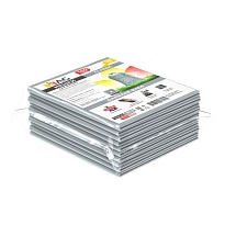 Мешки для мусора 160 л, светло-серые, в пачке 10 шт., ПВД, 40 мкм, 900х1100 мм, i-Bag в Норильске