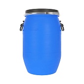 Бочка пластиковая 65 л с хомутом